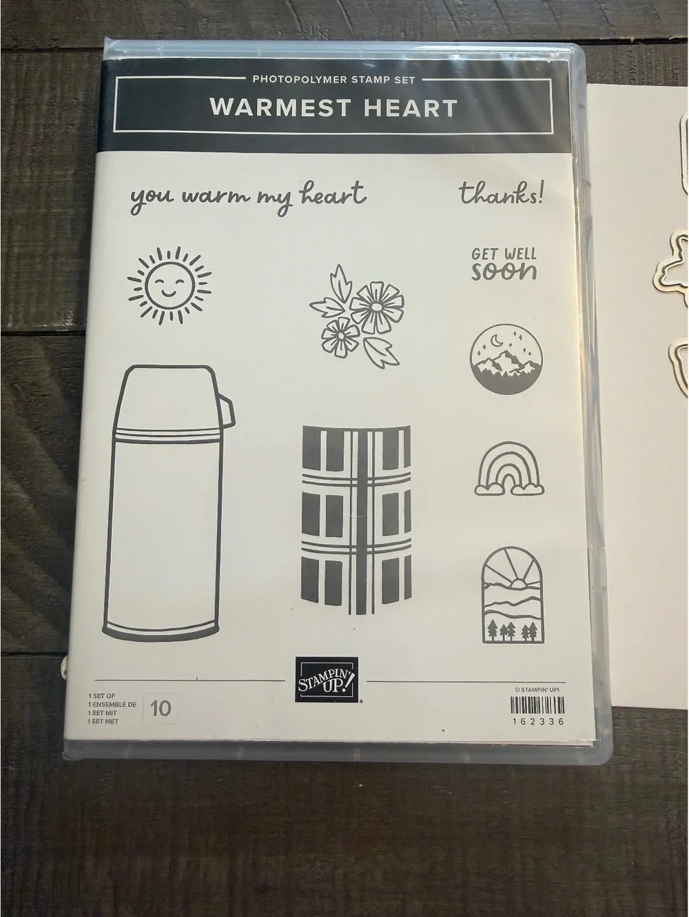 Stampin’ Up Warmest Heart stamp set and Warmest Heart Dies die cut set